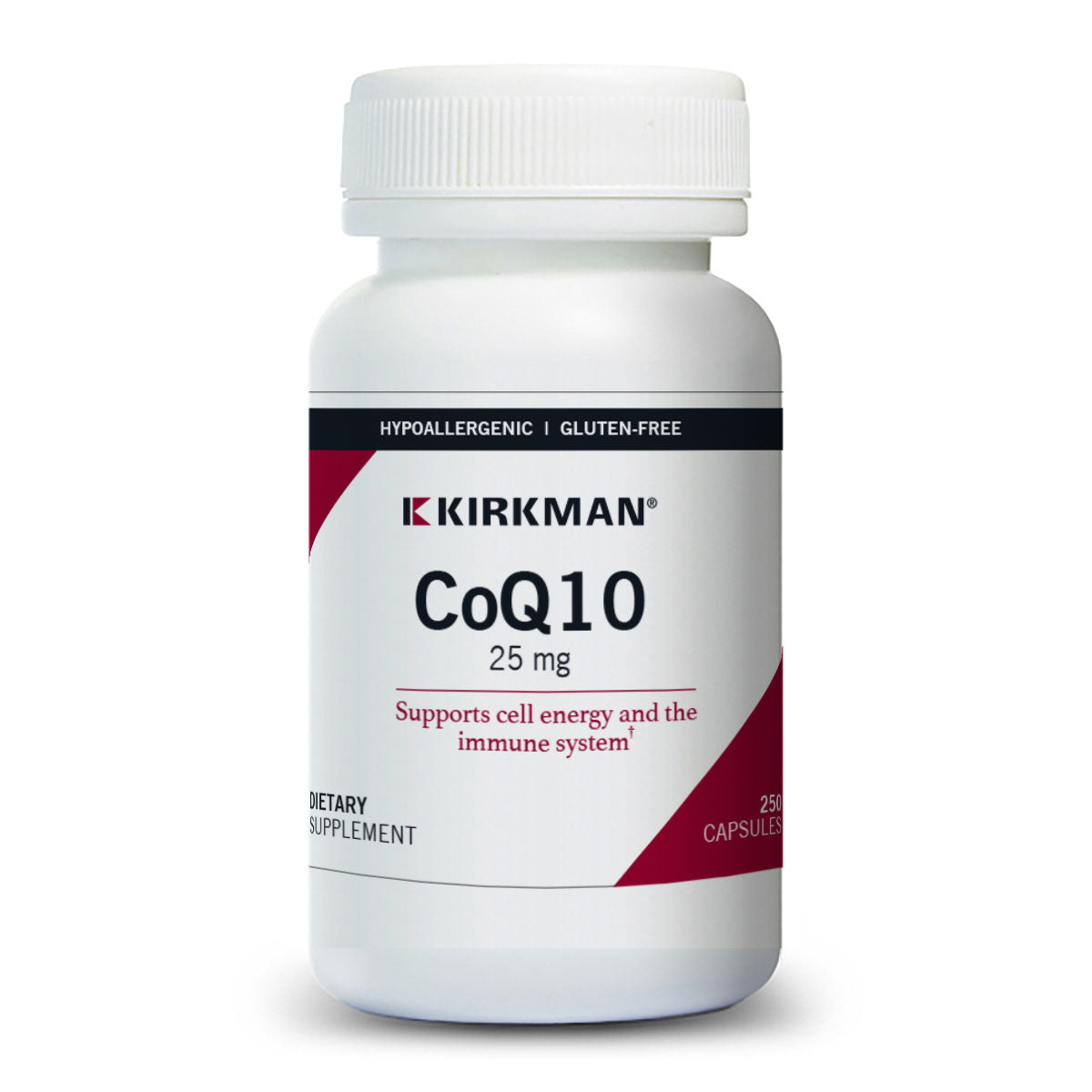 Coenzyme Q10 25 mg  (CoQ10) - Hypoallergenic - 250 capsules