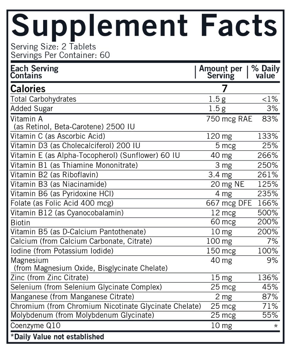 Children's Chewable Multivitamin & Mineral Tablets 120