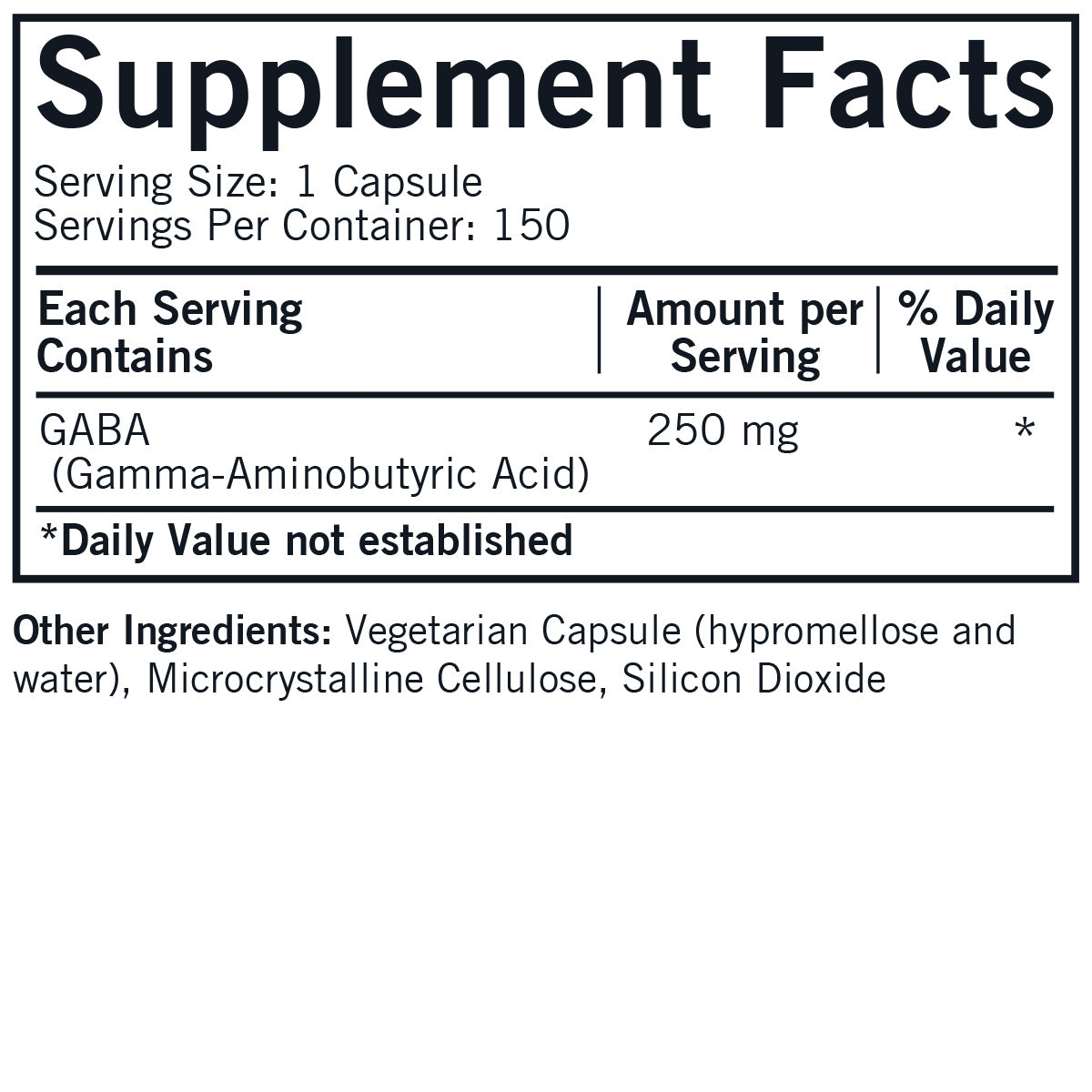 GABA 250 mg - Hypoallergenic