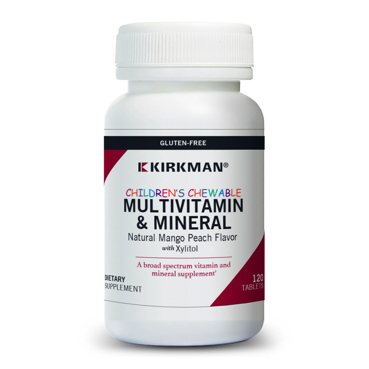 Children's Chewable Multivitamin & Mineral Tablets Peach Mango