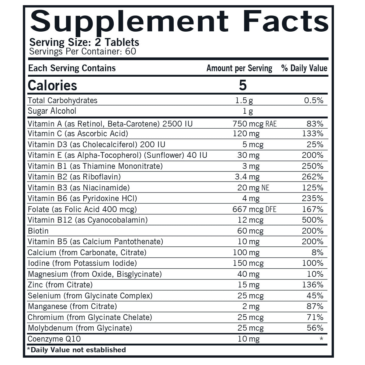 Children's Chewable Multivitamin & Mineral Tablets Peach Mango