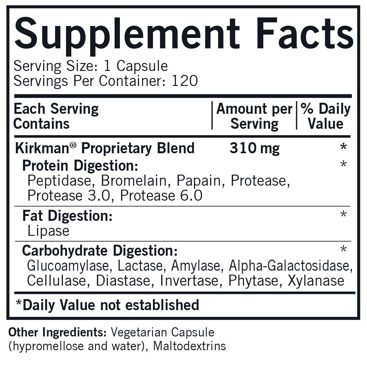 Enzyme Complete with DPP-IV™ 120 count