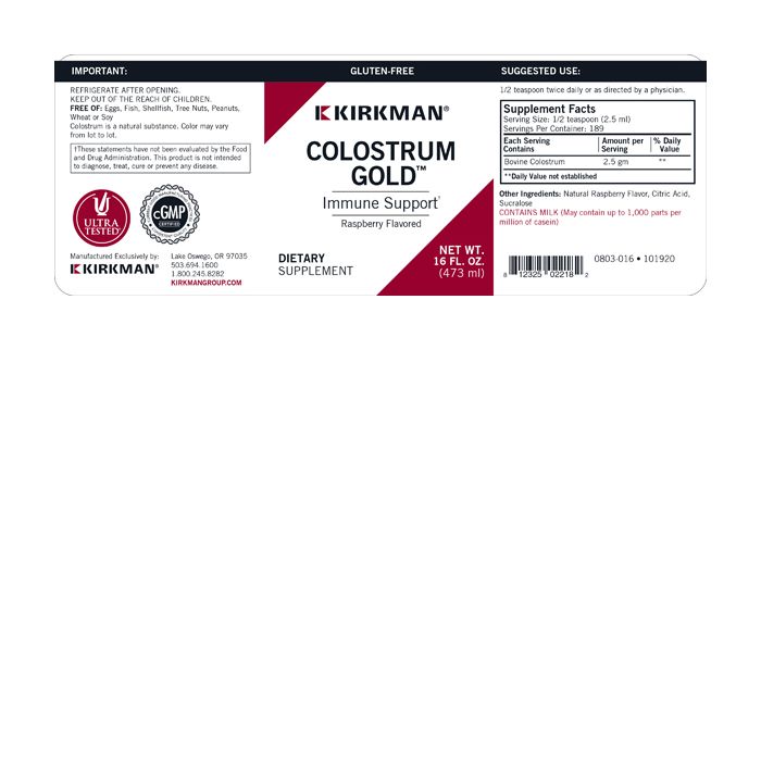 Colostrum Gold™ Liquid - Flavored